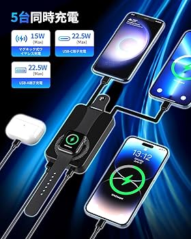 2024自信作ワイヤレス充電器MagSafe対応 10000mAh15W急速充電 2024自信作ワイヤレス充電器MagSafe対応 10000mAh15W急速充電